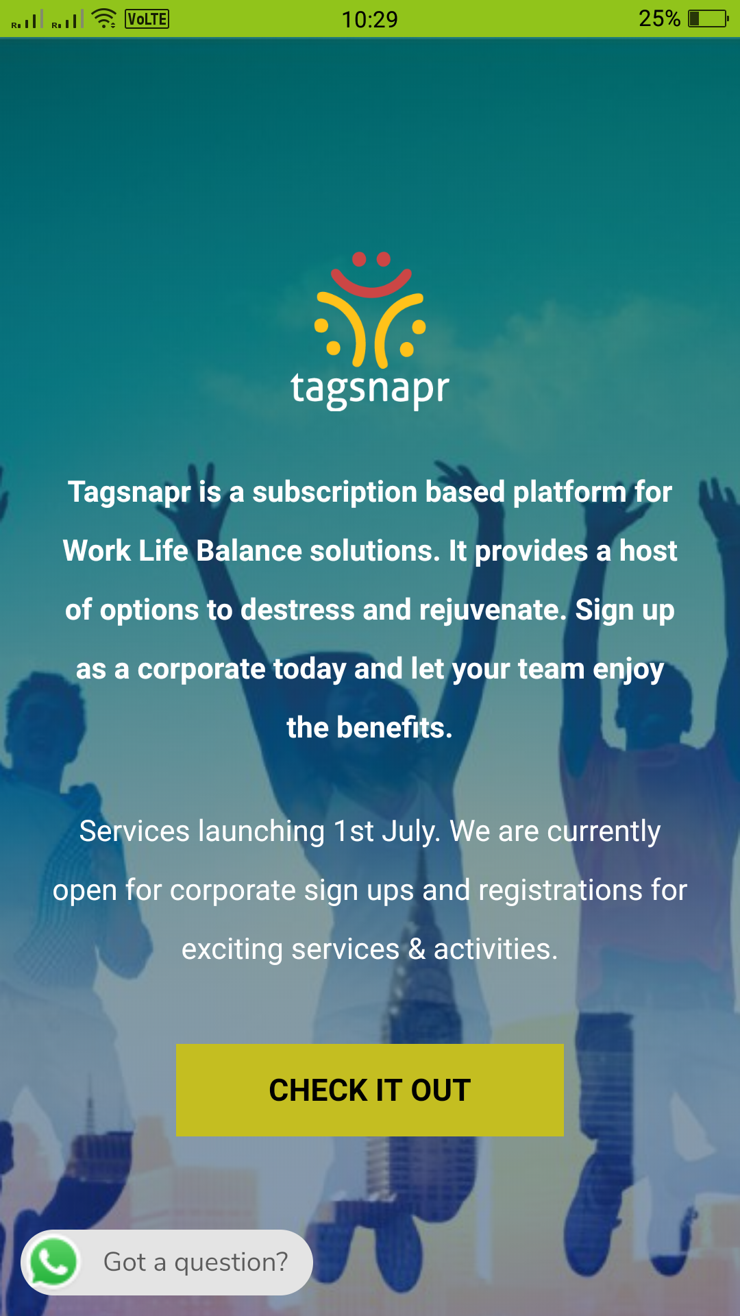 tagsnapr website development screenshot